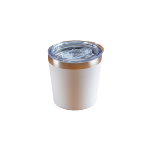 COPO TÉRMICO WHISHY COM TAMPA 250 ML BRANCO
