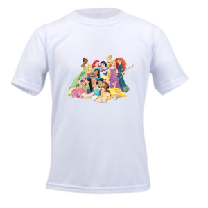CAMISA INFANTIL BRANCA PERSONALIZADA (TAM 10)
