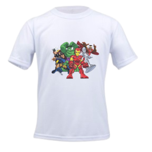 CAMISA INFANTIL BRANCA PERSONALIZADA (TAM 14)