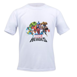 CAMISA INFANTIL BRANCA PERSONALIZADA (TAM 12)