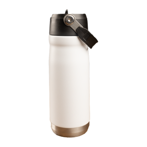 GARRAFA TÉRMICA 650ML FILP STRAW C/ BICO (BRANCA)