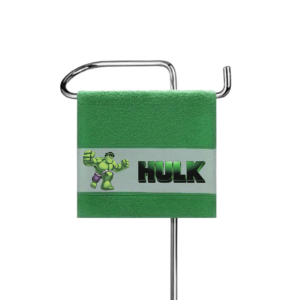 TOALHA LAVABO VERDE BANDEIRA PERSONALIZADA