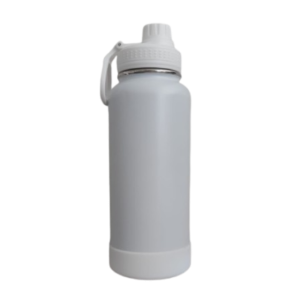 GARRAFA TÉRMICA C/ CASE DE SILICONE 1000L BRANCA