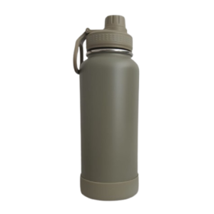 GARRAFA TÉRMICA C/ CASE DE SILICONE 1000L VERDE MUSGO