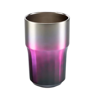 COPO TÉRMICO BEER TUMBLER C/ DEGRADE ROSA 380ML