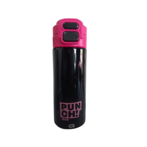 GARRAFA PUNCH PRETA C/ PINK 420ML